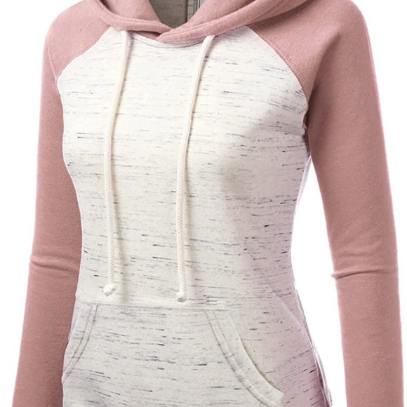 DOUBLJU women’s basic lightweight pullover hoodie - Picture 6 of 7